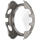 Garmin Tactix 8 AMOLED (47mm) - Hårdt Plastik Cover m. Beskyttelsesglas - Titanium / Blå