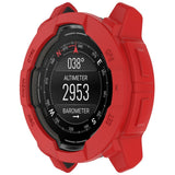 Garmin Instinct 3 AMOLED / Solar (50mm) - Bumper Silikone Cover - Rød