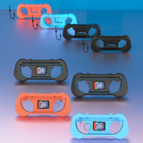 Ergonomisk Holder til Controller - Nintendo Switch 2 - 2 stk - Blå / Orange