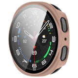 Samsung Galaxy Watch 8 (40mm) Hårdt Plastik Cover - Indbygget Skærmbeskyttelse - Lyserød