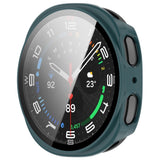 Samsung Galaxy Watch 8 (44mm) Hårdt Plastik Cover - Indbygget Skærmbeskyttelse - Grøn