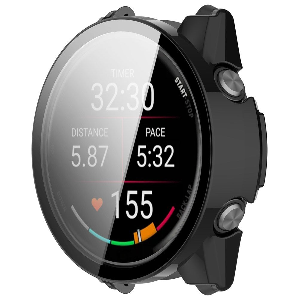 Garmin Forerunner 570 (42mm) Cover m. Indbygget Skærmbeskyttelse - Sort