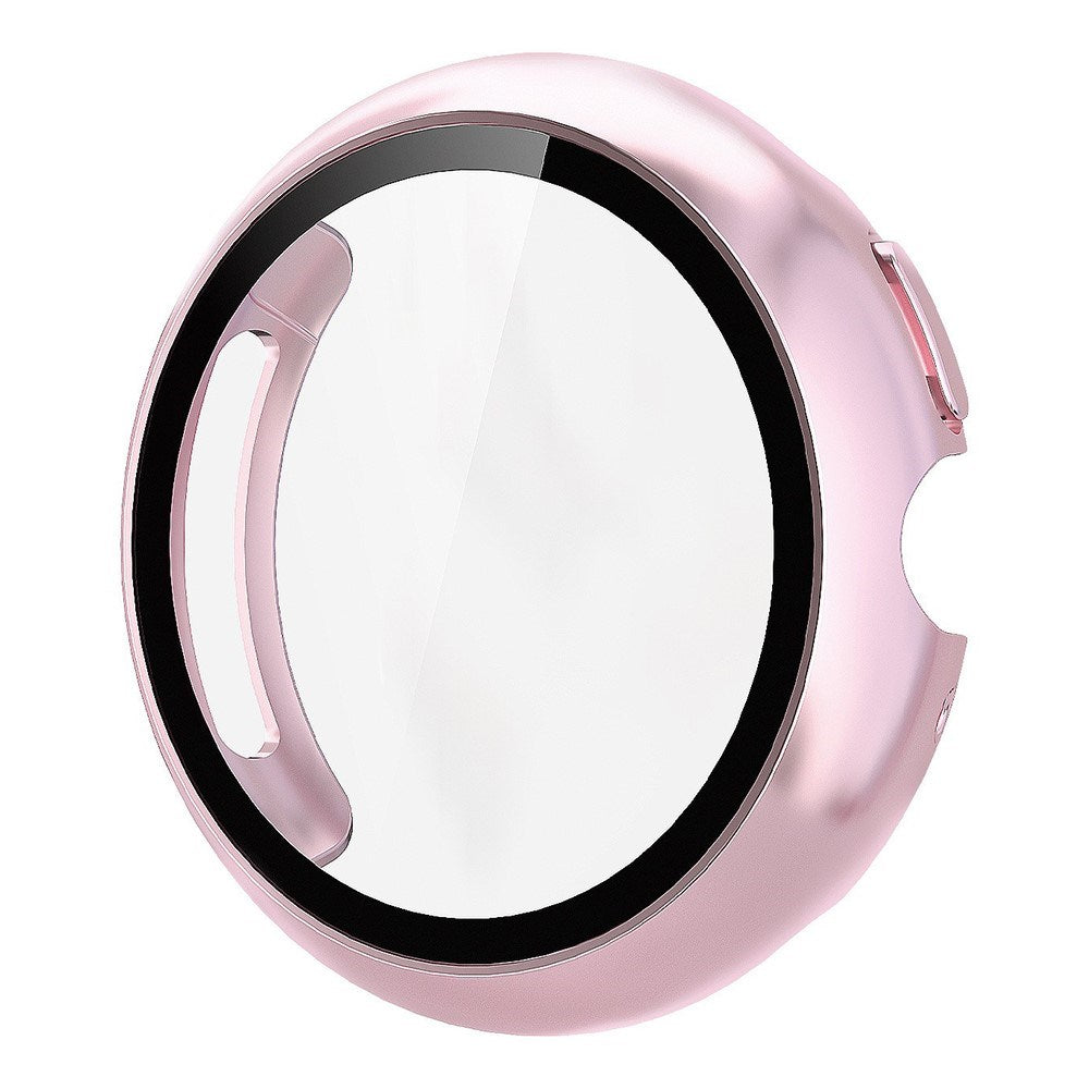 Google Pixel Watch 4 (45mm) Hårdt Plastik Case - Indbygget Skærmbeskyttelse - Lyserød