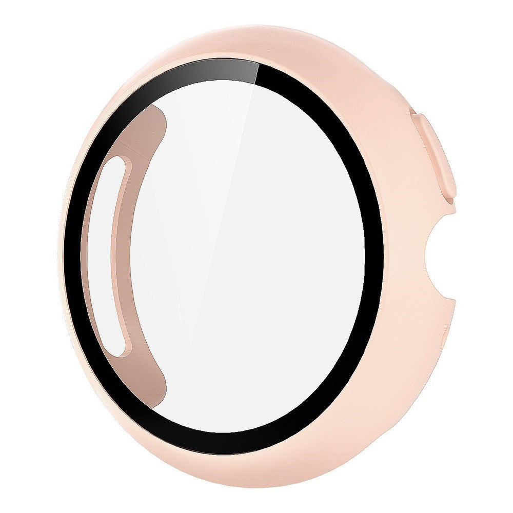 Google Pixel Watch 4 (45mm) Hårdt Plastik Case - Indbygget Skærmbeskyttelse - Fersken