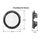 Google Pixel Watch 4 (45mm) Hårdt Plastik Case - Indbygget Skærmbeskyttelse - Beige