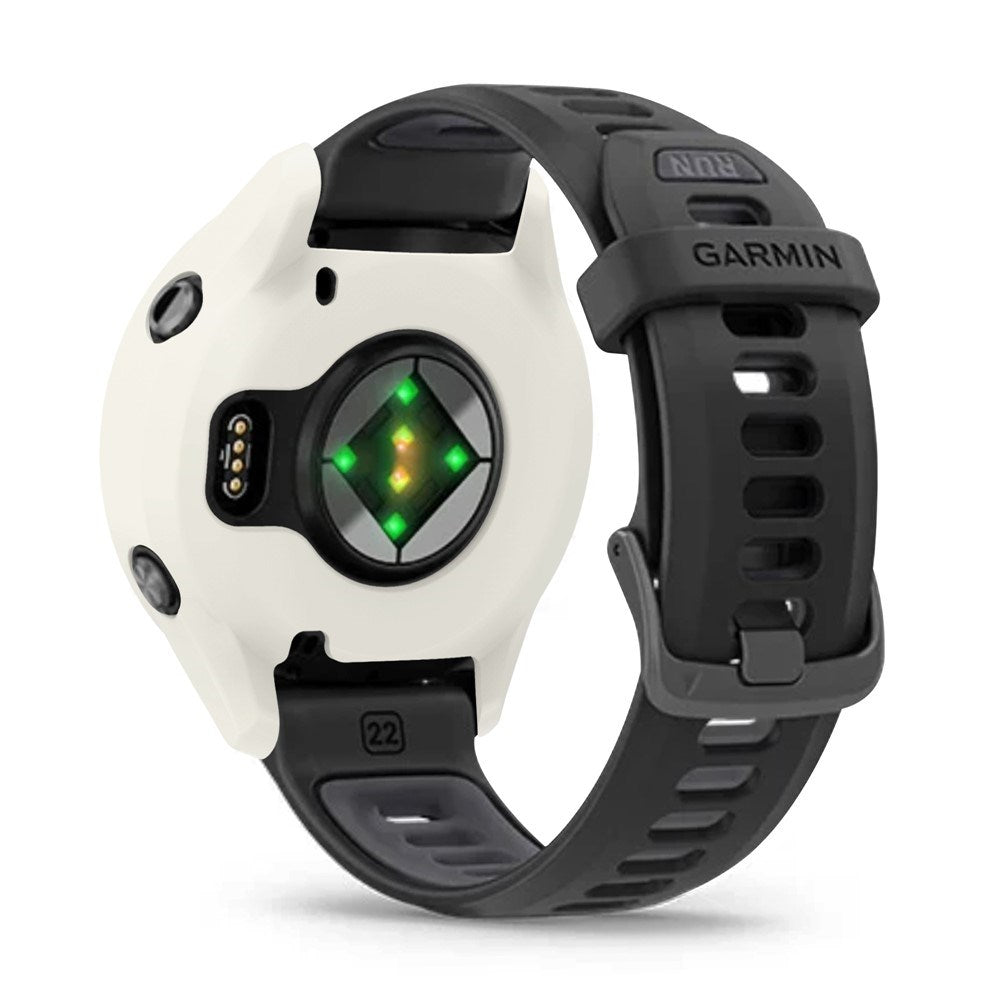Garmin Forerunner 970 Bumper Silikone Case - Hvid