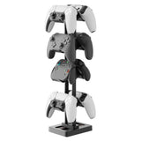 Universal Holder til Spillekonsol - 8 x Pladser - 3 x USB-A Stik - Sort