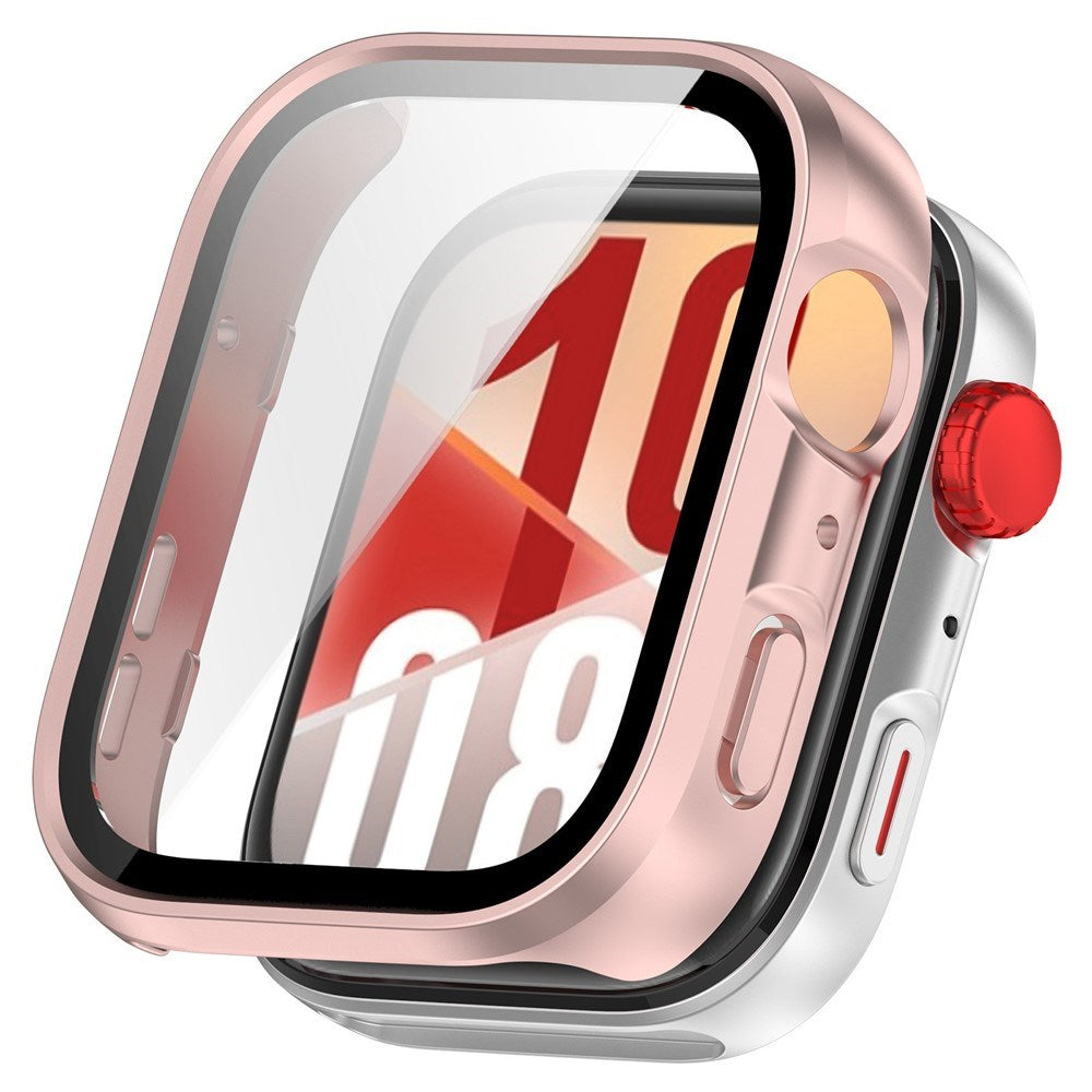 Huawei Watch Fit 5 Pro Smartwatch Case m. Indbygget Skærmbeskyttelsesglas - Lyserød