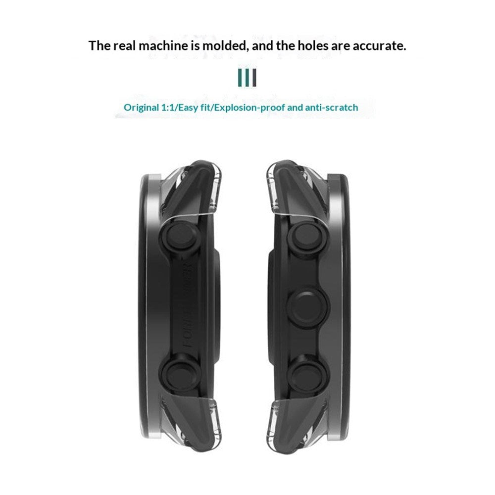 Garmin Forerunner 170 / 70 Hårdt Plast Cover m. Beskyttelsesglas - Gennemsigtig