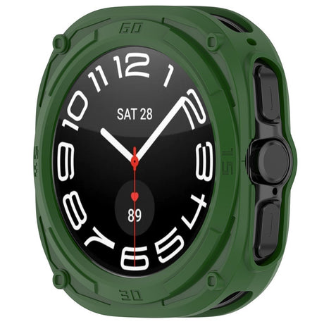 Samsung Galaxy Watch Ultra 2 (47mm) Fleksibelt Plast Armor Cover m. Stødabsorberende Effekt - Grøn