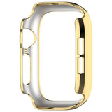 Apple Watch Series 12 (42mm) Hårdt Plast Case - Guld & Rhinsten