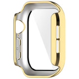 Apple Watch Series 12 (42mm) Case m. Indbygget Hærdet Glas Skærmbeskyttelse - Guld