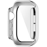 Apple Watch Series 12 (42mm) Case m. Indbygget Hærdet Glas Skærmbeskyttelse - Sølv