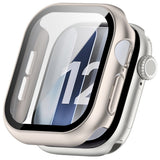 Apple Watch Series 12 (42mm) Case m. Indbygget Hærdet Glas Skærmbeskyttelse - Rose Gold