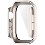 Apple Watch Series 12 (42mm) Case m. Indbygget Hærdet Glas Skærmbeskyttelse - Rose Gold