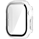 Apple Watch Series 12 (42mm) Case m. Indbygget Hærdet Glas Skærmbeskyttelse - Gennemsigtig