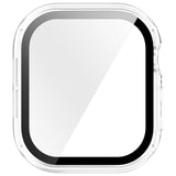 Apple Watch Series 12 (42mm) Case m. Indbygget Hærdet Glas Skærmbeskyttelse - Gennemsigtig