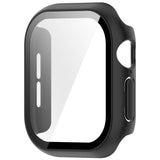 Apple Watch Series 12 (46mm) Case m. Indbygget Hærdet Glas Skærmbeskyttelse - Sort