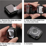EIDERWOOD Apple Watch Series 12 (46mm) Fleksibel Plastik Cover - Gennemsigtigt