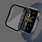 Apple Watch 9/8/7 (45mm) ENKAY Cover & Hærdet Glas - Gennemsigtig