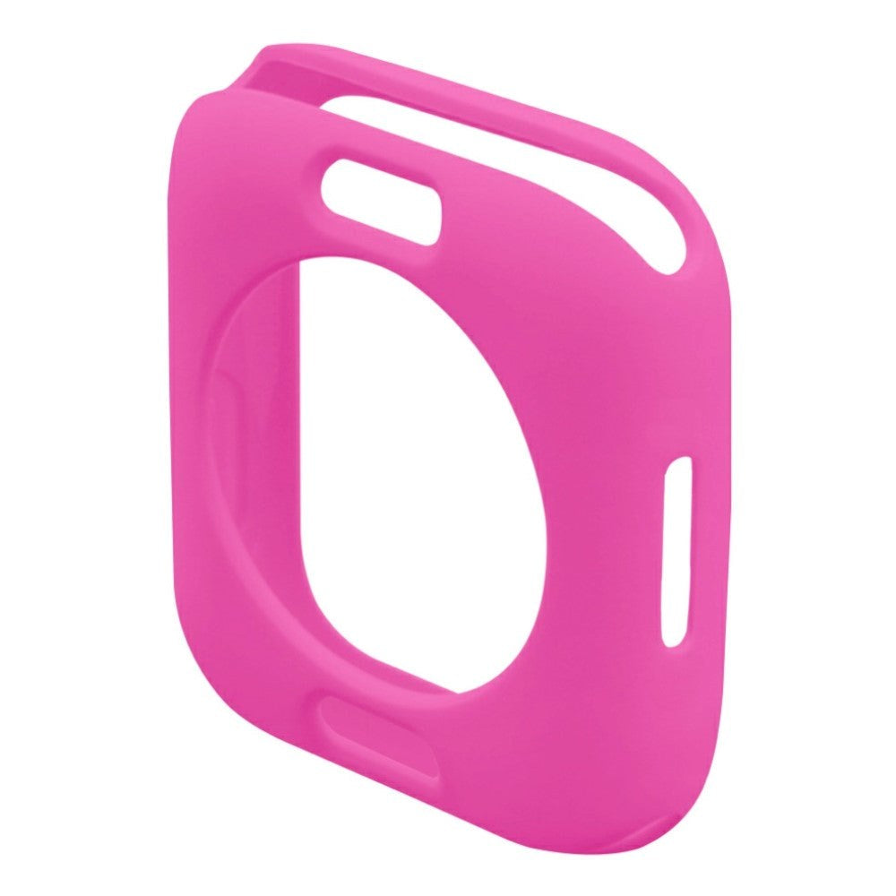 Apple Watch 9/8/7 (41mm) Candy Color Fleksibelt Plastik Cover - Pink