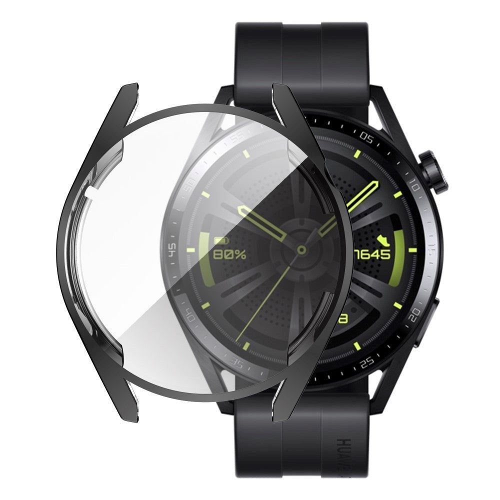 Huawei Watch GT 3 (46mm) Plastik Cover / Skærmbeskyttelse - Sort