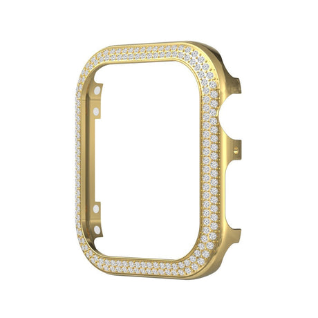 Apple Watch 4/5/6/SE (44mm) Metal Cover - Rhinsten Udsmykning - Guld