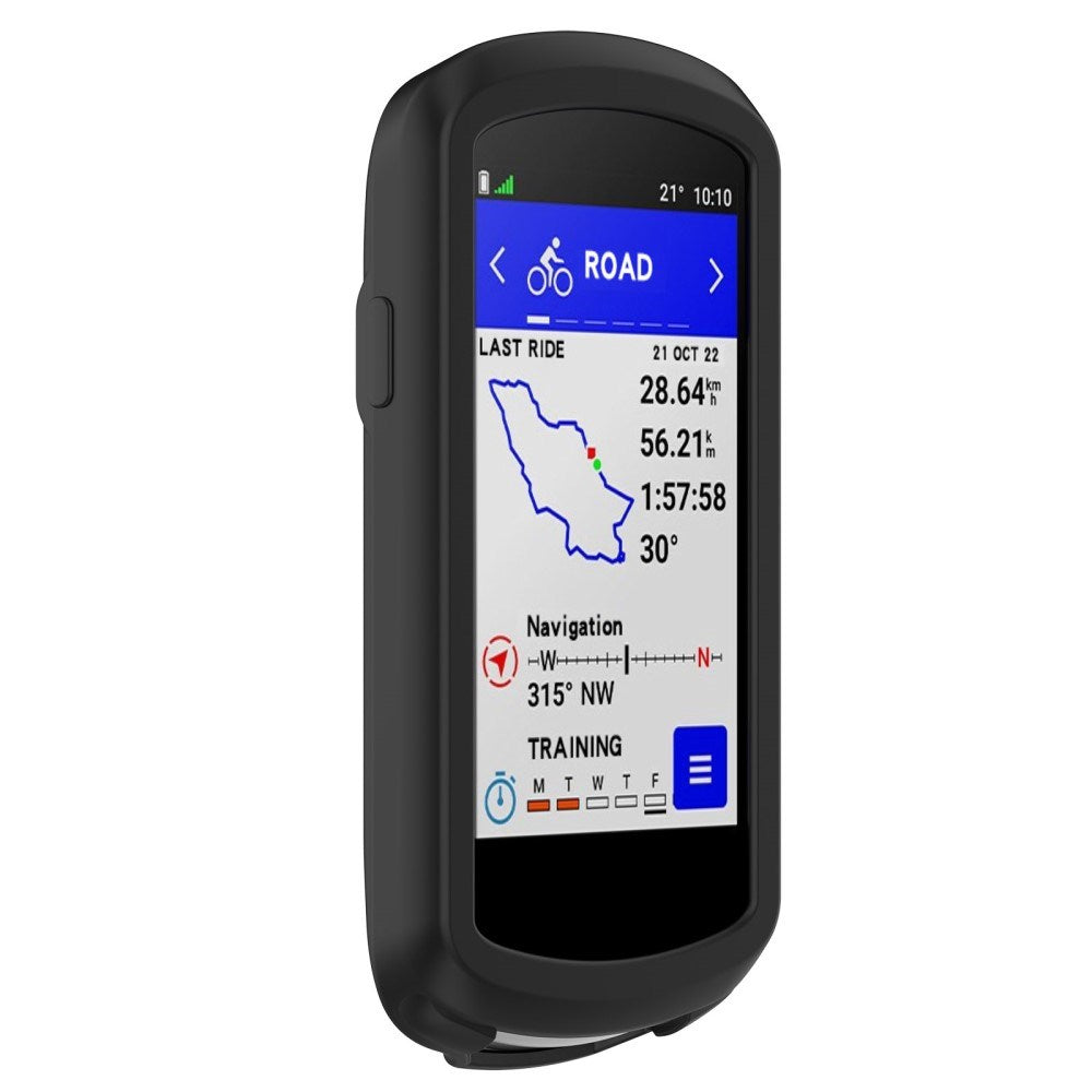 Garmin Edge 1040 Blødt Silikone Cover - Sort