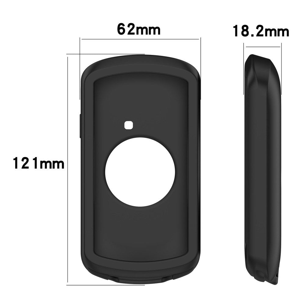 Garmin Edge 1040 Blødt Silikone Cover - Sort