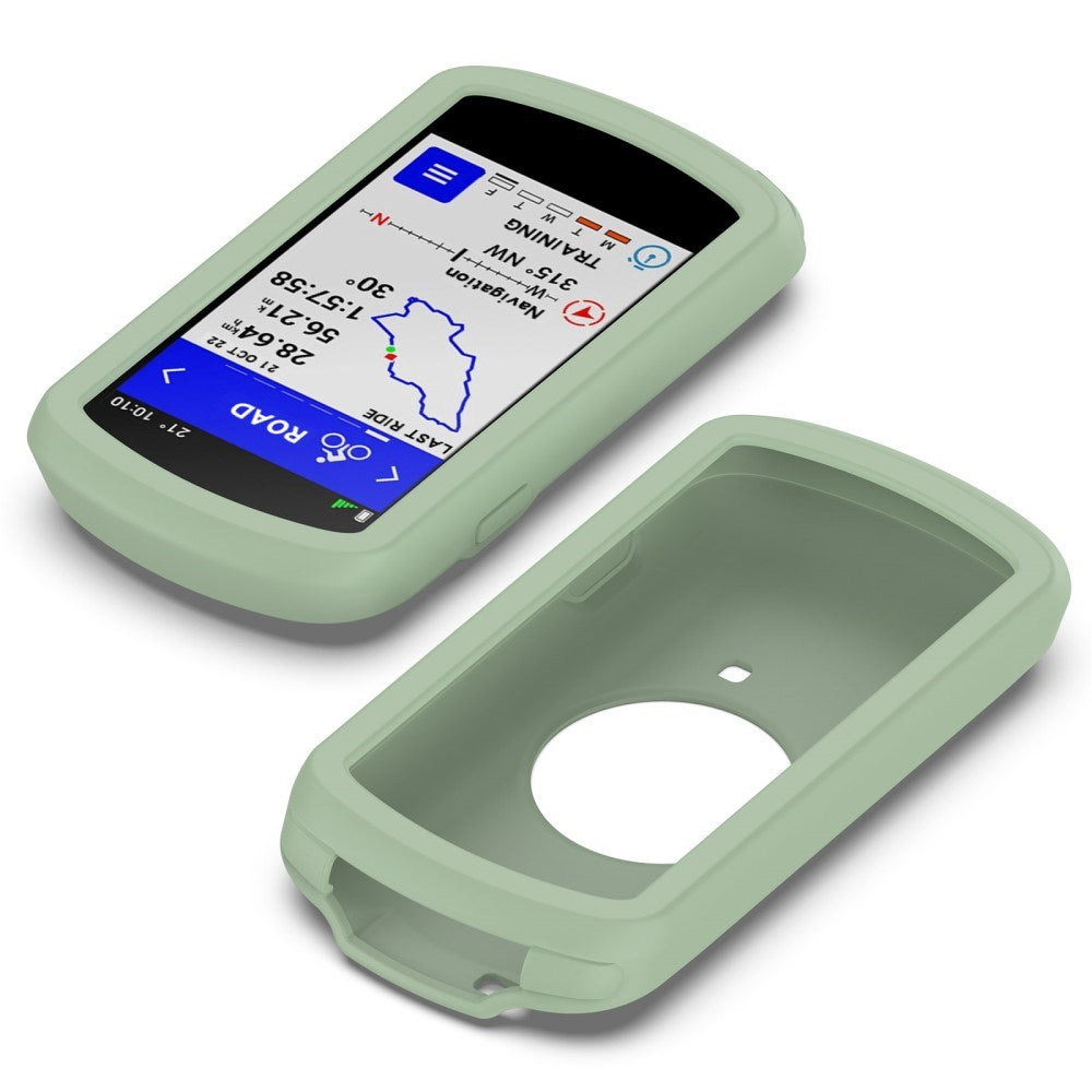 Garmin Edge 1040 Blødt Silikone Cover - Grøn