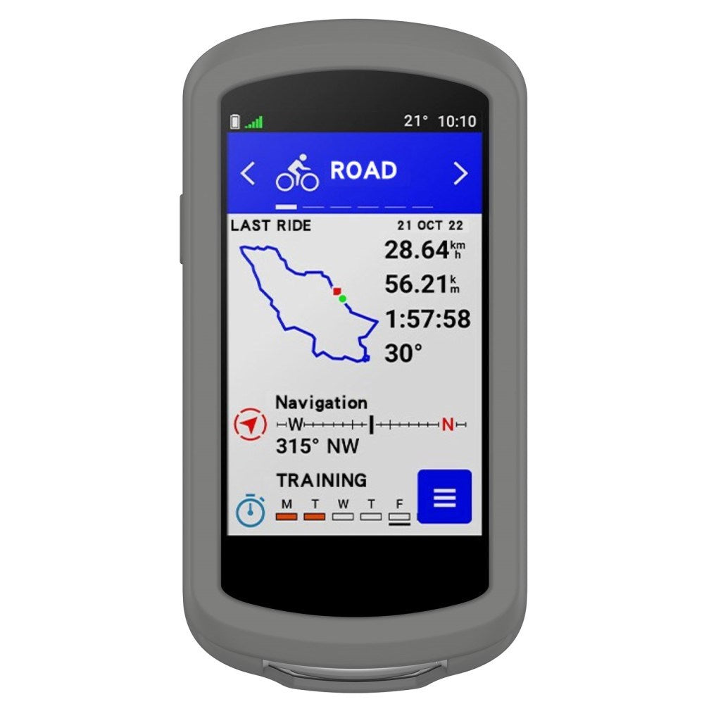 Garmin Edge 1040 Blødt Silikone Cover - Grå