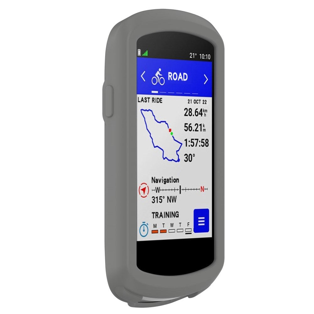 Garmin Edge 1040 Blødt Silikone Cover - Grå