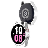 Samsung Galaxy Watch 4 / 5 (44mm) Hårdt Plast Cover - Sølv