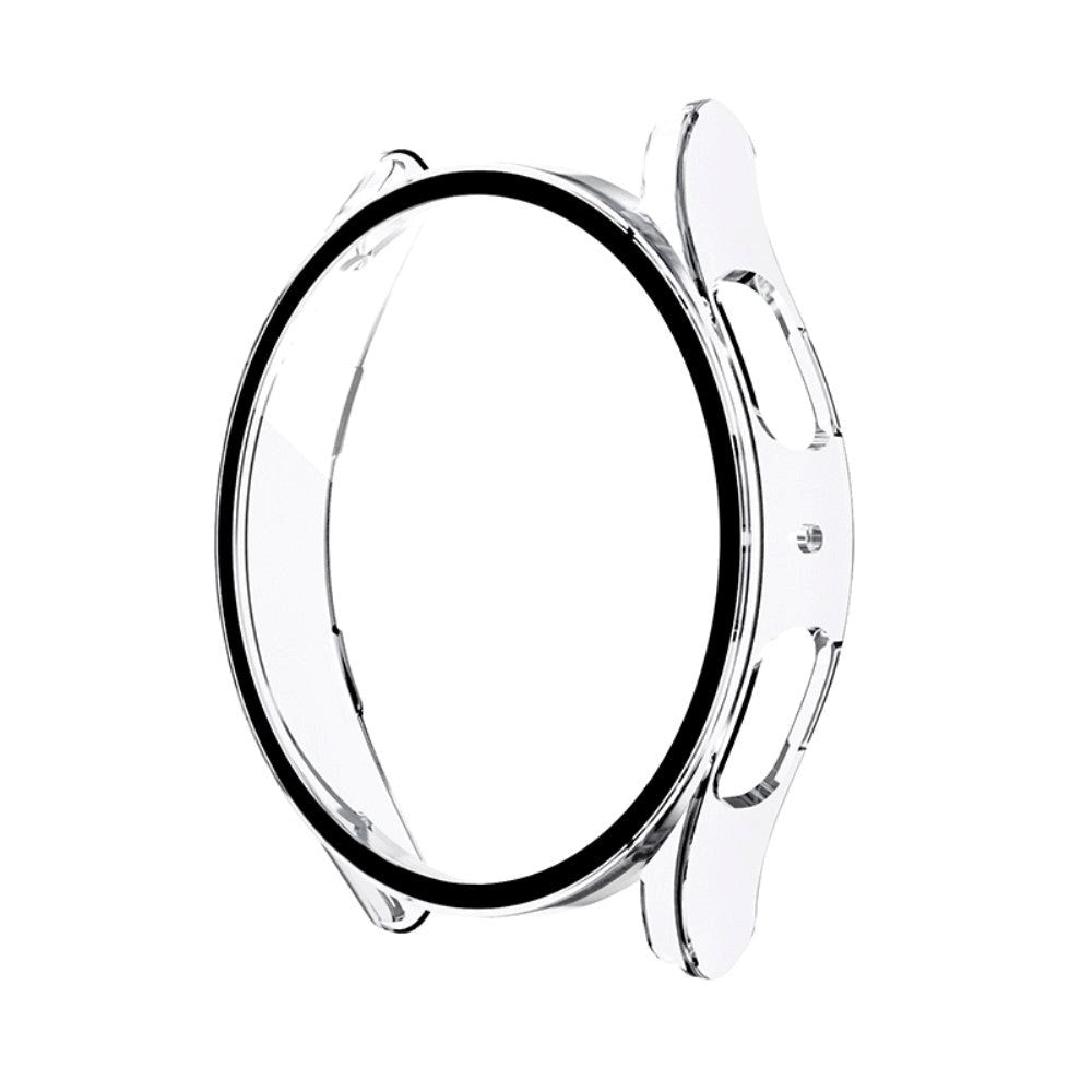 Samsung Galaxy Watch 7 / 6 / 5 / 4 / FE (40mm) Hård Plast Case m. Indbygget Skærmbeskyttelse - Gennemsigtig