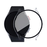 Samsung Galaxy Watch 7 / 6 / 5 / 4 / FE (40mm) Hård Plast Case m. Indbygget Skærmbeskyttelse - Gennemsigtig