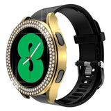 Samsung Galaxy Watch 4 / 5 44mm Hårdt Plastik Cover m. Rhinsten - Guld