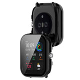Amazfit GTS 4 Mini Hård Plast Case m. Indbygget Skærmbeskyttelse - Sort
