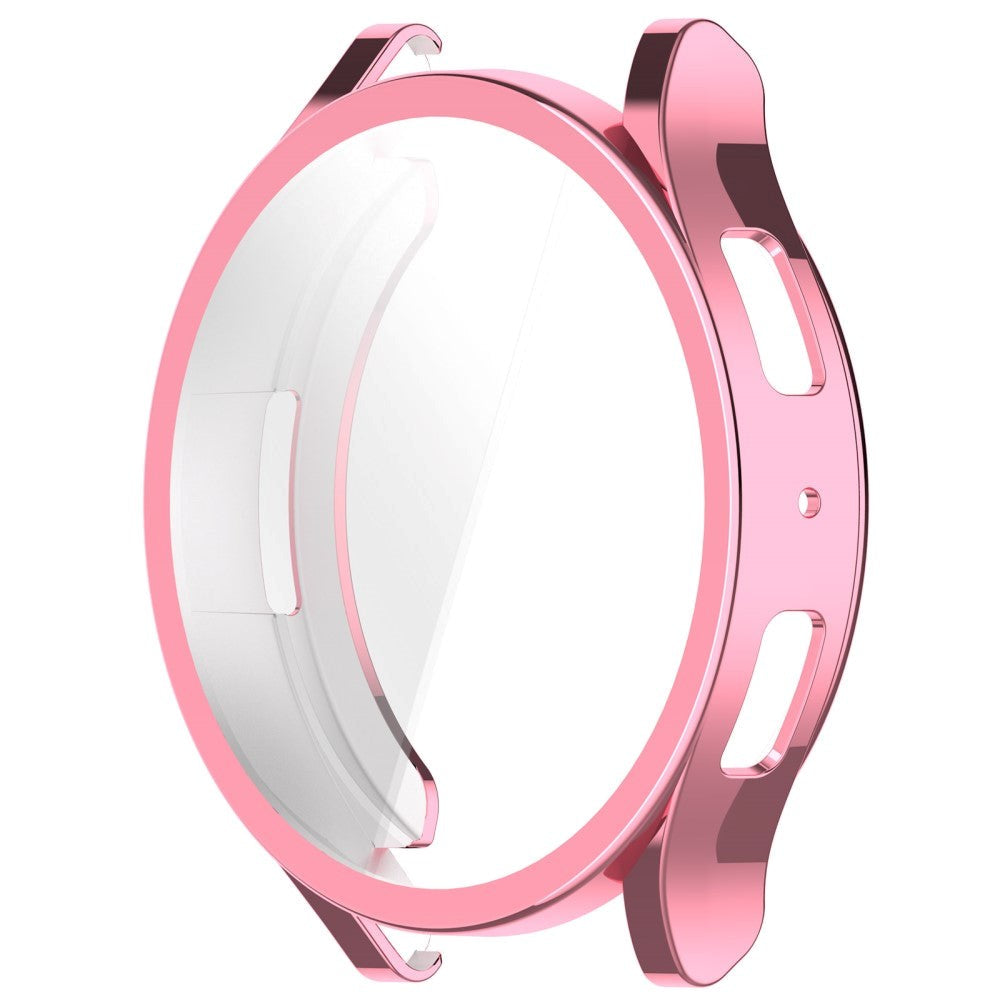 Samsung Galaxy Watch 6 (44mm) Fleksibelt Plastik Cover m. Indbygget Skærmbeskytter - Pink