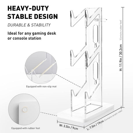 Stativ til Controller & Headset - Hvid