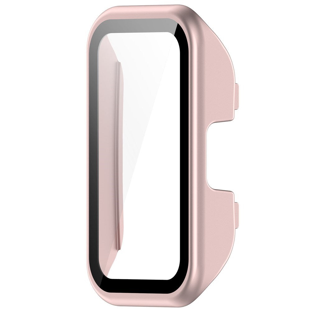 Huawei Band 10 / 9 / 8 EIDERWOOD Hårdt Plast Cover inkl. Skærmglas - Lyserød