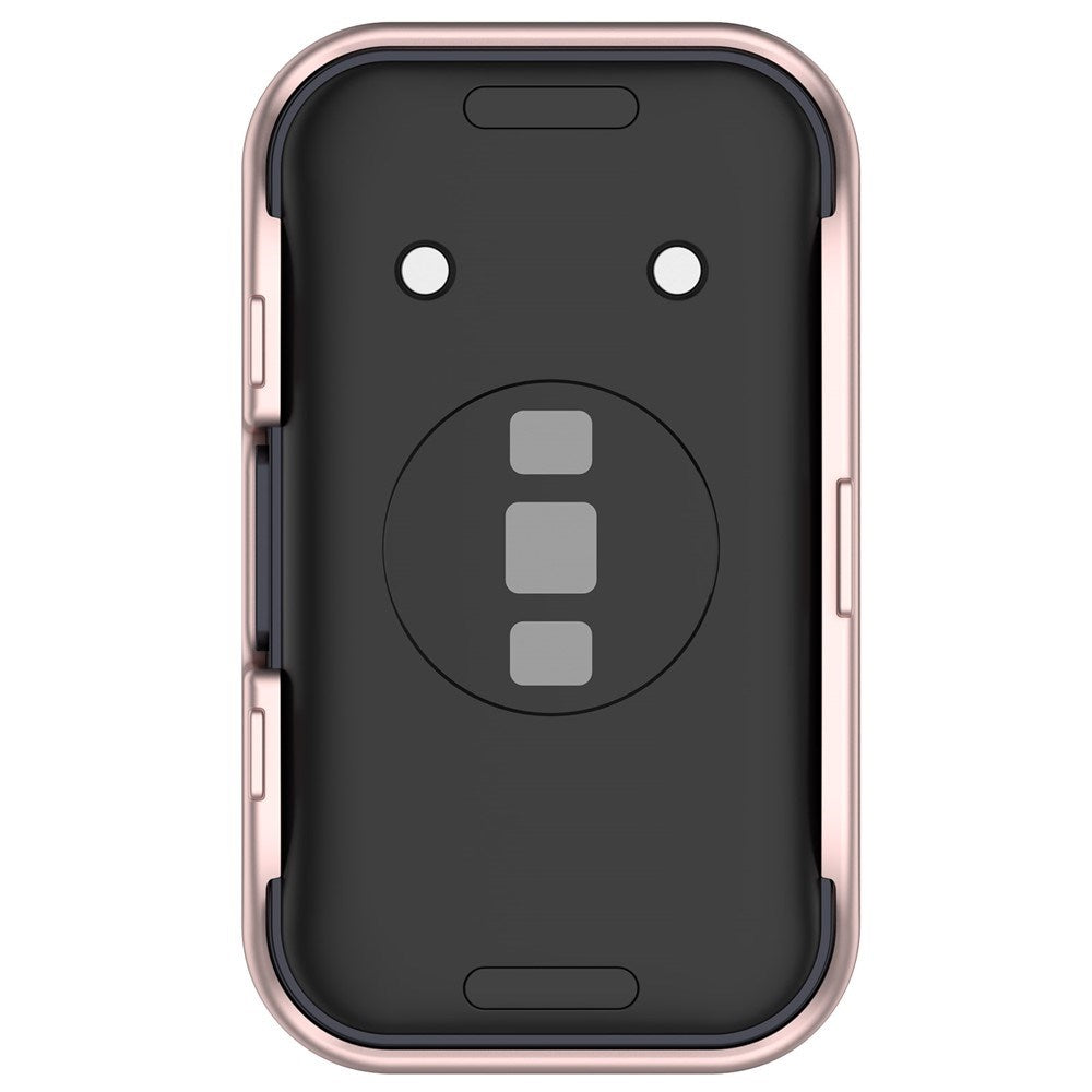 Huawei Band 10 / 9 / 8 EIDERWOOD Hårdt Plast Cover inkl. Skærmglas - Lyserød