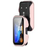 Huawei Band 10 / 9 / 8 EIDERWOOD Hårdt Plast Cover inkl. Skærmglas - Lyserød
