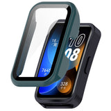 Huawei Band 10 / 9 / 8 EIDERWOOD Hårdt Plast Cover inkl. Skærmglas - Grøn
