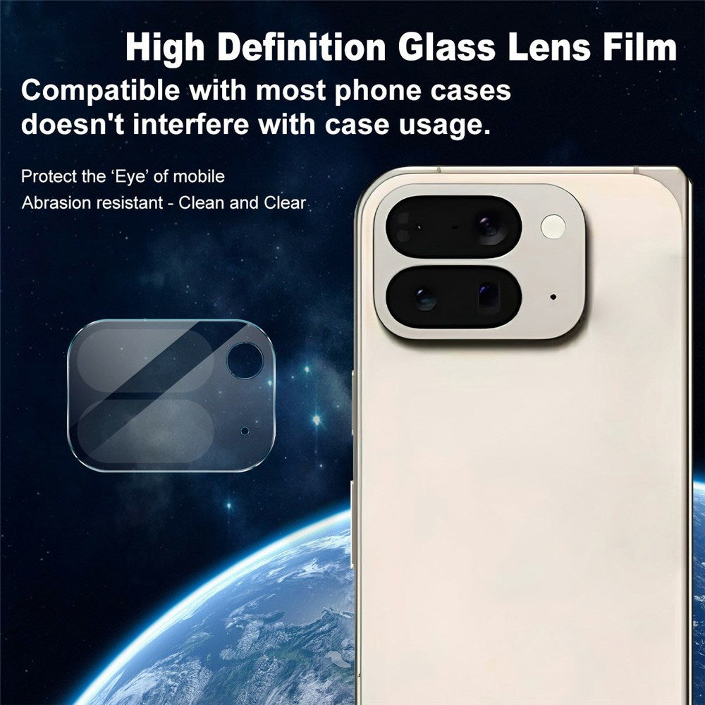 IMAK Google Pixel 10 Pro Fold Beskyttelsesglas til Kameralinse - Gennemsigtig