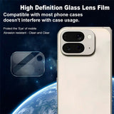 IMAK Google Pixel 10 Pro Fold Beskyttelsesglas til Kameralinse - Gennemsigtig