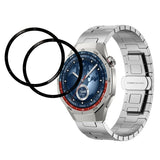 Huawei Watch 5 (46mm) Skærmfilm - 2 stk - Gennemsigtig / Sort Kant