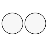 OnePlus Watch 3 (46mm) Plastik Skærmbeskyttelse - 2 stk. - Gennemsigtig / Sort Kant