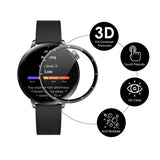 OnePlus Watch 3 (43mm) ENKAY Plastik Skærmbeskyttelse - 2 stk. - Gennemsigtig / Sort Kant