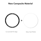 OnePlus Watch 3 (43mm) ENKAY Plastik Skærmbeskyttelse - 2 stk. - Gennemsigtig / Sort Kant