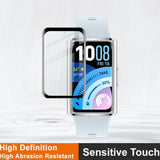 Huawei Band 11 Pro IMAK Beskyttelsesfilm - Gennemsigtig / Sort Kant